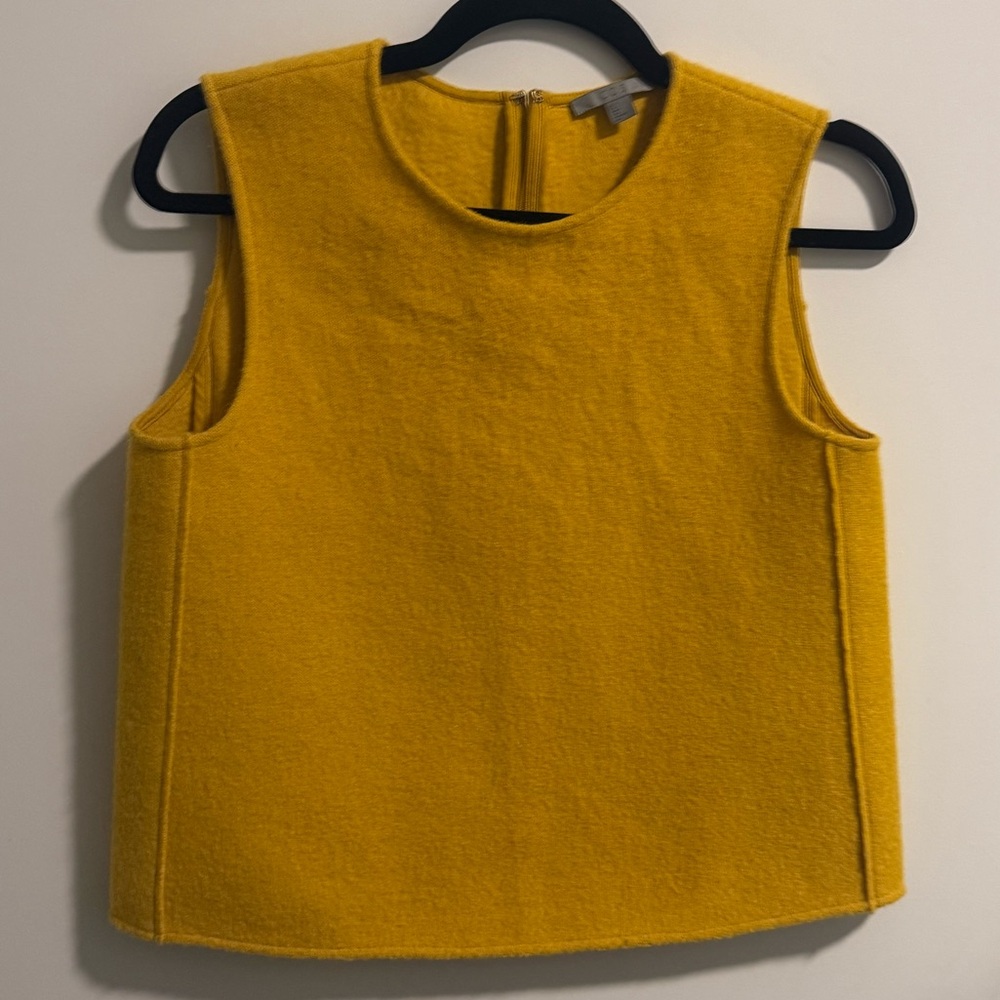 COS Mustard Yellow Wool Top